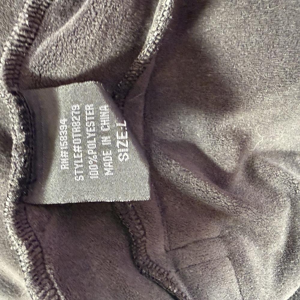 Rock Revival Full Zip Track Jacket Gray Black Logo Y2K Goth Size Large - Picture 8 of 12